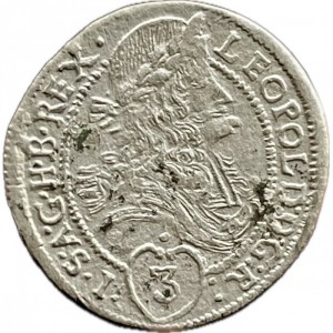 Аверс монеты Венгрия, 3 крейцера, 1695-1704