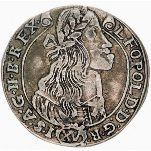 Аверс монеты Венгрия, 15 крейцеров, 1661-1686