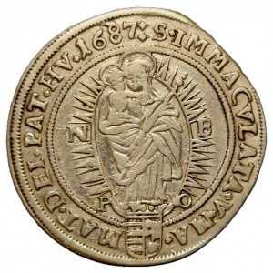 Реверс монеты Венгрия, 15 крейцеров, 1674-1695