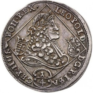 Аверс монеты Венгрия, ¼ талера, 1703