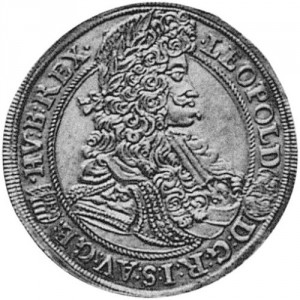 Аверс монеты Венгрия, ½ талера, 1690-1699
