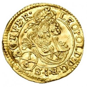 Аверс монеты Венгрия, ⅙ дуката, 1673-1698