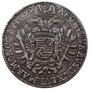 Реверс монеты Венгрия, 1 талер, 1658-1661