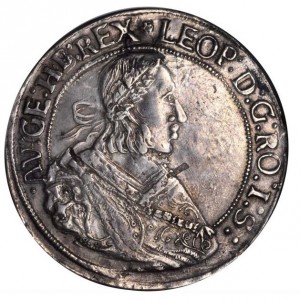 Аверс монеты Венгрия, 1 талер, 1660-1662