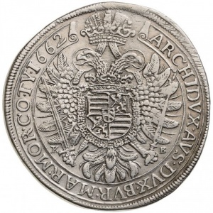 Реверс монеты Венгрия, 1 талер, 1662-1663