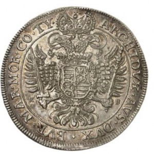 Реверс монеты Венгрия, 1 талер, 1664-1673