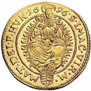 Реверс монеты Венгрия, 1 дукат, 1691-1698