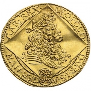 Аверс монеты Венгрия, 2 дуката, 1695