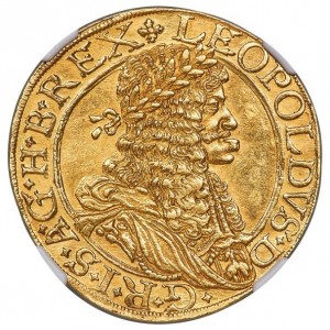Аверс монеты Венгрия, 5 дукатов, 1675