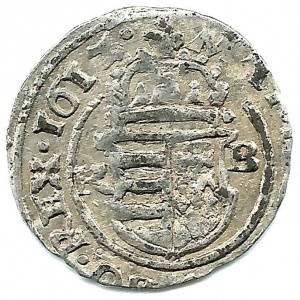 Аверс монеты Венгрия, 1 денар, 1611-1613