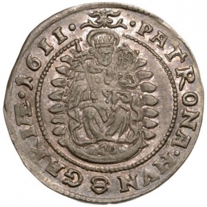 Реверс монеты Венгрия, 3 крейцера, 1609-1613