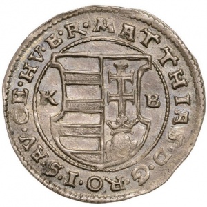 Аверс монеты Венгрия, 3 крейцера, 1614-1615