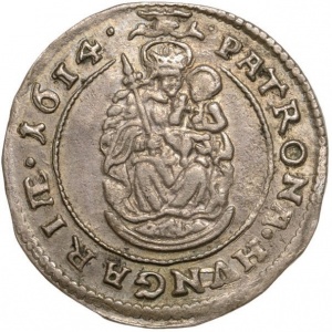 Реверс монеты Венгрия, 3 крейцера, 1614-1615