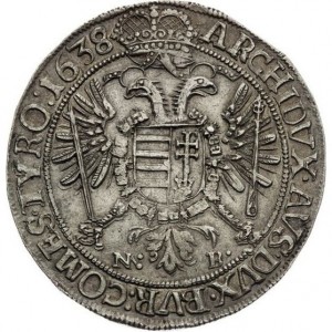 Реверс монеты Венгрия, 1 талер, 1638
