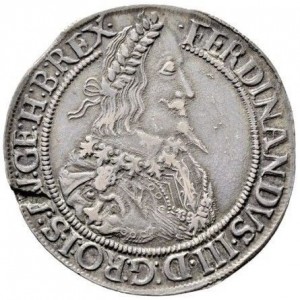 Аверс монеты Венгрия, 1 талер, 1639-1661
