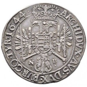 Реверс монеты Венгрия, 1 талер, 1639-1661