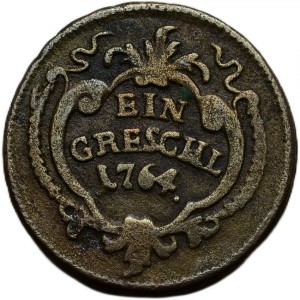 Реверс монеты Венгрия, 1 грешль, 1763-1765
