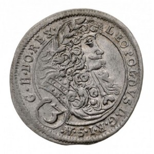 Аверс монеты Венгрия, 3 крейцера, 1696
