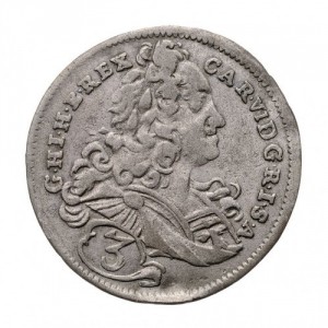 Аверс монеты Венгрия, 3 крейцера, 1729