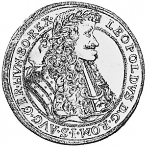 Аверс монеты Венгрия, 1 талер, 1694-1696