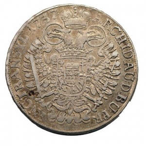 Реверс монеты Венгрия, 1 талер, 1736-1740
