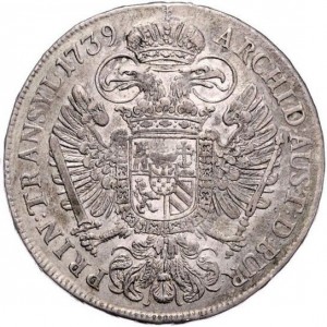 Реверс монеты Венгрия, 1 талер, 1739