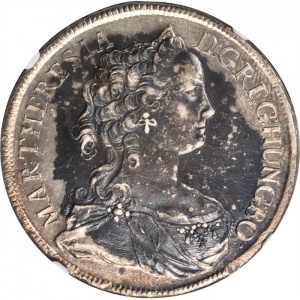 Аверс монеты Венгрия, 1 талер, 1742