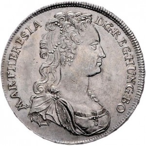 Аверс монеты Венгрия, 1 талер, 1743