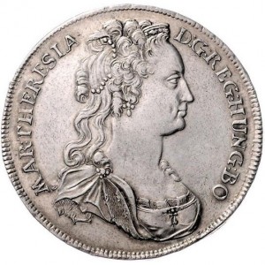 Аверс монеты Венгрия, 1 талер, 1744