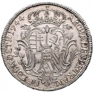 Реверс монеты Венгрия, 1 талер, 1744