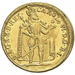 Аверс монеты Венгрия, 1 дукат, 1712