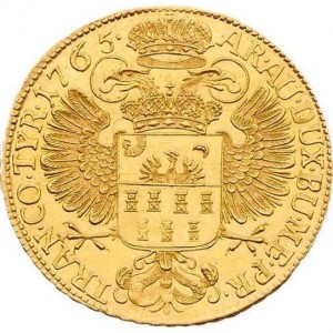 Реверс монеты Венгрия, 4 дуката, 1759-1765
