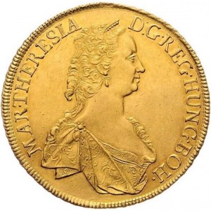 Аверс монеты Венгрия, 6 дукатов, 1745