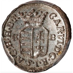 Аверс монеты Венгрия, 1 денар, 1733-1740