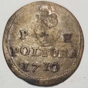 Реверс монеты Венгрия, 1 полтура, 1706-1711