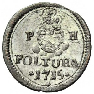 Реверс монеты Венгрия, 1 полтура, 1711-1731