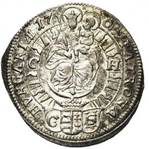 Реверс монеты Венгрия, 3 крейцера, 1705-1711