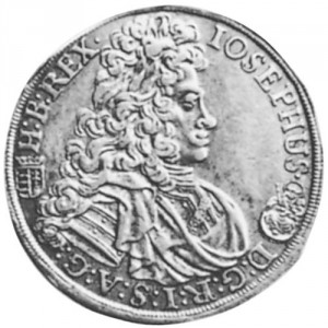 Аверс монеты Венгрия, ½ талера, 1708-1711