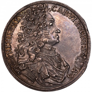 Аверс монеты Венгрия, ½ талера, 1712-1718