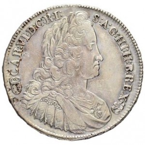 Аверс монеты Венгрия, ½ талера, 1733-1740