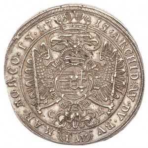 Реверс монеты Венгрия, 1 талер, 1712-1715