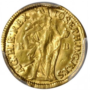 Аверс монеты Венгрия, 1 дукат, 1709-1711