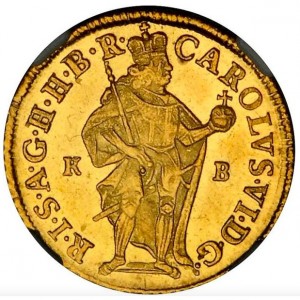 Аверс монеты Венгрия, 1 дукат, 1712-1730