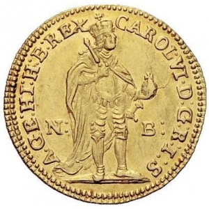 Аверс монеты Венгрия, 1 дукат, 1732