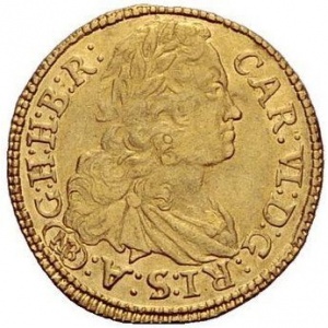 Аверс монеты Венгрия, 1 дукат, 1735