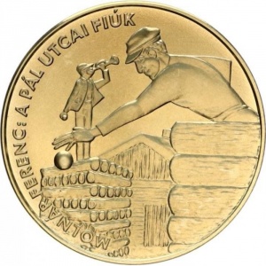 Реверс монеты Венгрия, 200 форинтов, 2001, Детская литература - Мальчик с улицы Пал