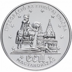 Реверс монеты Венгрия, 500 форинтов, 1994, Интеграция в Европейский союз