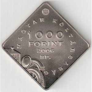 Аверс монеты Венгрия, 1000 форинтов, 2006, Форд модель Т