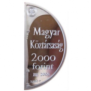 Реверс монеты Венгрия, 2000 форинтов, 2000, Шарошпатак