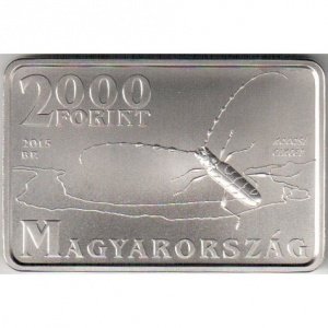 Аверс монеты Венгрия, 2000 форинтов, 2015, Национальный парк Дунай-Ипой